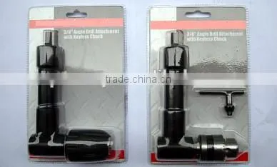 Klutch 3/8 In. Angle Drill Attachment With Keyless Chuck photo-2