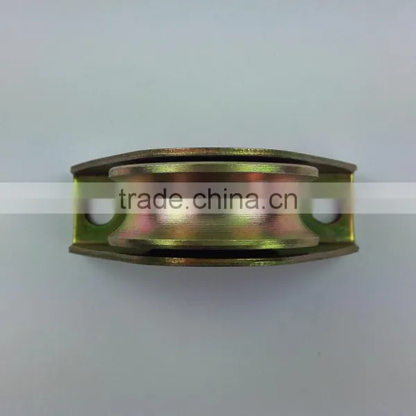 2 Inch Sliding Gate Wheel Diameter 48mm Thickness 17mm Bearing 6201RS Groove "U" With Outer Support ITEM:518PCR photo-2