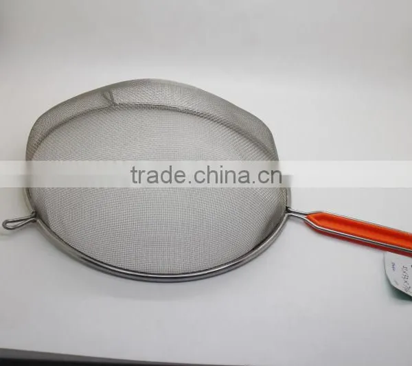 Kitchen Accessories Stainless Steel Cooking Splatter Screen With Plastic Handle for Splatter Cuard Fits photo-3