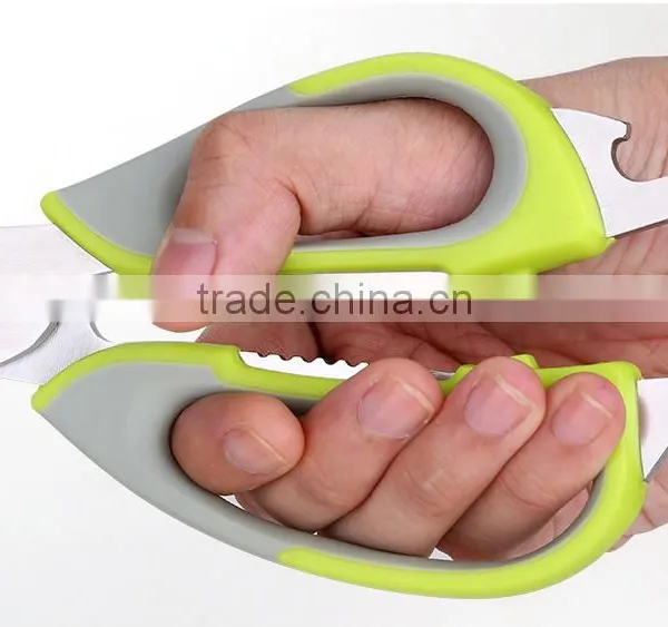 Magnetic Refrigerator Kitchen Scissors Multifunction Stainless Steel Scissors photo-2