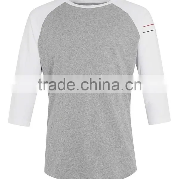 2015 High Quality 100% Cotton T-shirt Wide Neck Men Wholesale T-shirt Printing Design Long Sleeves T-shirt photo-5