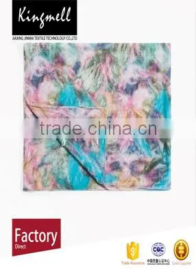 Custom New Arrival Digital Printed Silk Scarf for Ladies photo-2