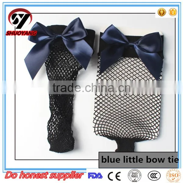 High Quality Fashion New Arrival Women Sexy Fishnet Socks/ Fishnet Socks With Colorful Bow Tie photo-4