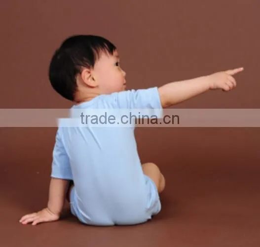 Oem Infant Baby Plain Romper With Embroidery / Baby Suit / Infant Romper photo-2