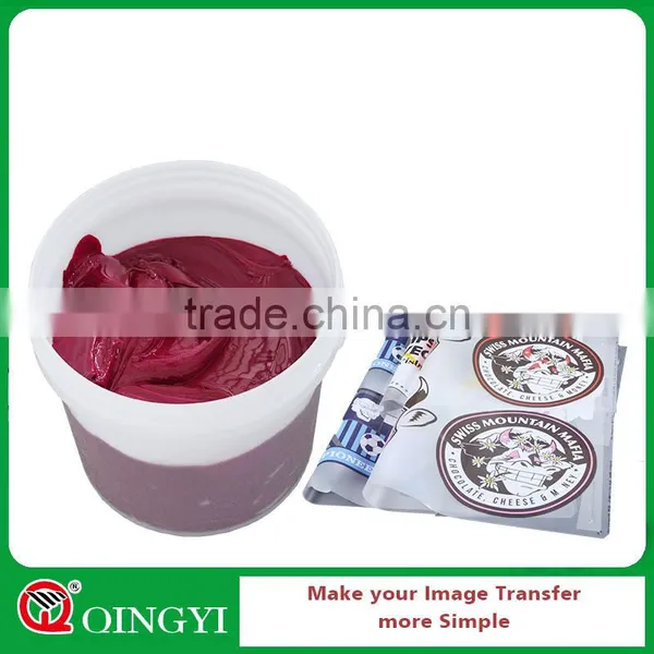 Qingyi specialized solvent plastisol ink for plastisol transfer