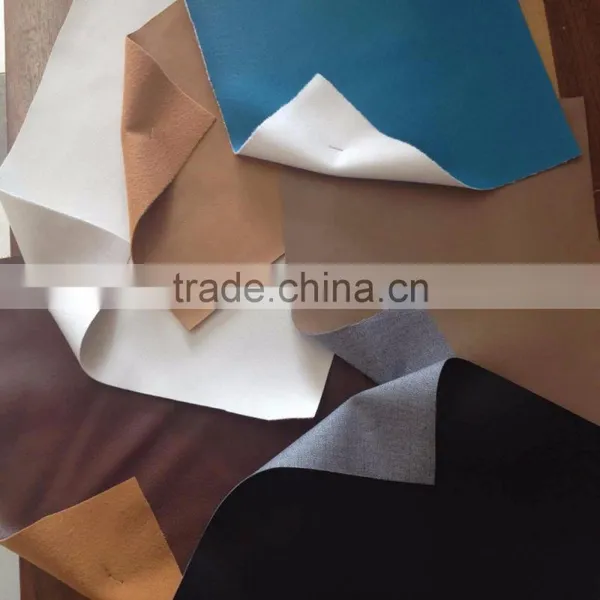 A Grade Pu Artificial Leather, Pu Synthetic Leather With Nonwoven Backing For Shoes,Bag,Furniture and Sofa photo-3