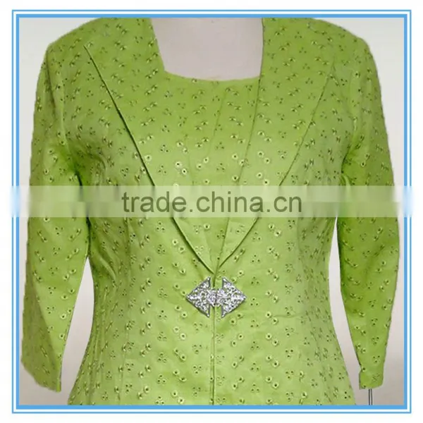 Ladies Embroidery 3 Pcs Formal Skirt Suit photo-2