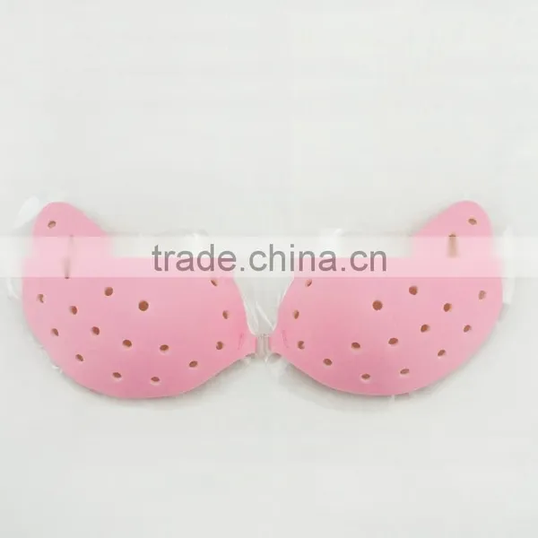 Women Deep Cleavage v Bra Strapless Invisible Nude Bra photo-6