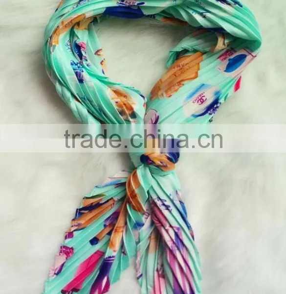 EY0017A Best Sale Colorful Printing Friendly Polyester Elephant Print Scarf photo-3