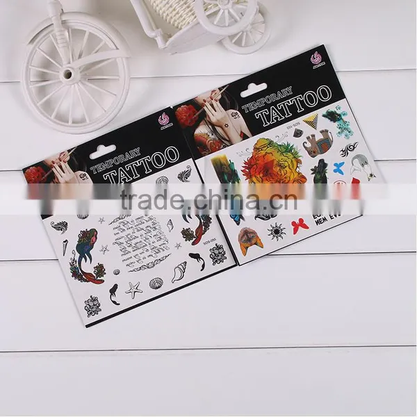 Different Flower Shapes Sticker Waterproof Tattoo Sticker Enviroment Protection Non-toxic photo-6