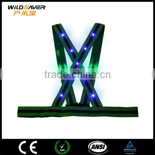 High Quality Reflective Glow In Dark Vest/Fluorescence photo-2