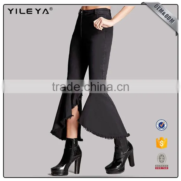 Ruffles Fashion Stain Pants for Lady photo-2