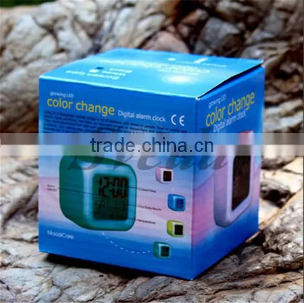 Hot Movie Frozen LED Alarm Clock Frozen Digital Clock 7 Colors Changing Alarm Clock photo-5