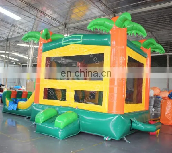 Jungle Theme Inflatable Bouncy Castle With Slide for Kids/inflatable Jumping Castle for Sale photo-2