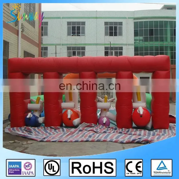 Inflatable Horse Racing Jumping Bouncing Game photo-2