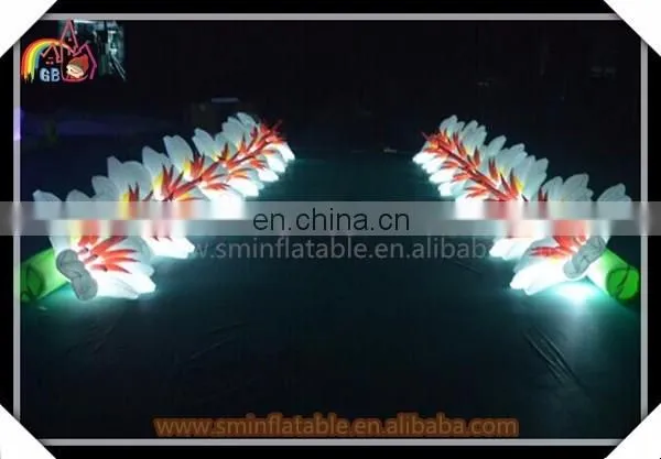 Manufacturer Price Inflatable Wedding Decoration Flower Chain LED Light Flower Hanging On Sale photo-5