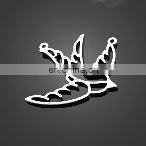Wholesale Animal Bird Swan Shape Pendant Alloy Pendant Jewelry Accessories photo-6