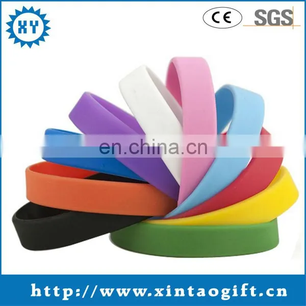 The Cheapest Eco-friendly Custom Blank Silicone Rubber Wristband