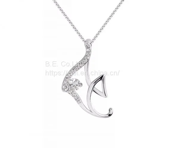 Wedding Jewelry Silver White Fish Pendant 925 Silver Jewelry