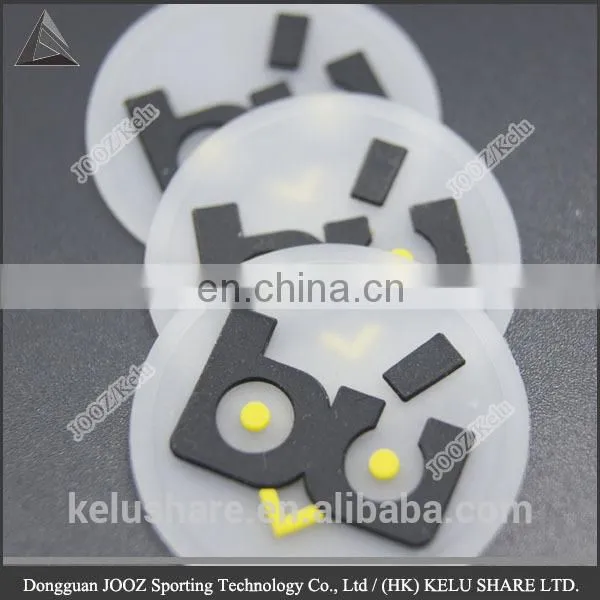 Custom Rubber Silicone Patch Logo Print Transparent Sticker photo-4