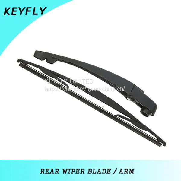 DACIA DUSTER 2008 370mmCar Windshield Wiper Blades , Teflon Coating Rubber Wiper Blade Arm,Black，High Level photo-2