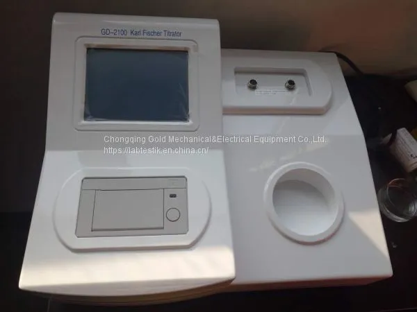 ASTM D1533 ASTM D6304 Coulometric Karl Fischer Titrator Equipment Moisture Analyzer