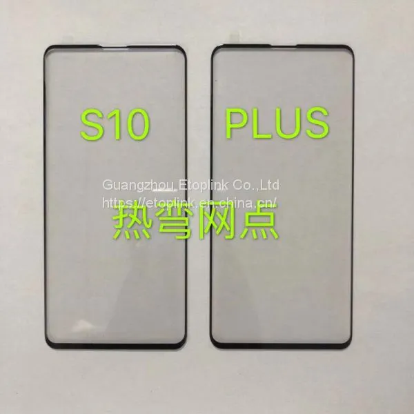 Mobile Phone Screen Protector 3D for Samsung S10 S10 Plus Tempered Glass Film Clear in Stock photo-3