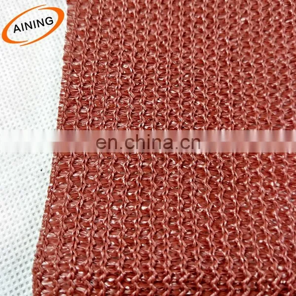 HDPE Balcony Screen 90cmx5m,beige/white Stripe , Tan/white Stripe Shade Net photo-4