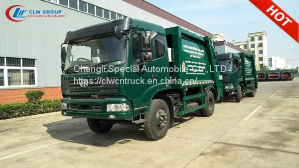 Export to SriLanka RHD 12cbm Waste Management Truck