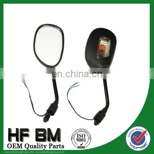 Good Looking Refit Motorcycle Mirror, Motor Tricycle Rear View Mirror Refitting Mirror With Light photo-2