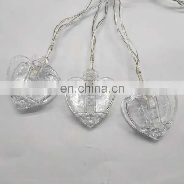 LED String Fairy Light Holiday Decorative Battery Powered String Light With Plastic Heart Shaped Clips photo-6