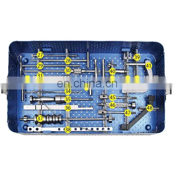 Guaranteed Quality Femoral Reconstruction Interlocking Nail Instrument Set Orthopedic Surgical Intramedually Nail Instruments photo-2