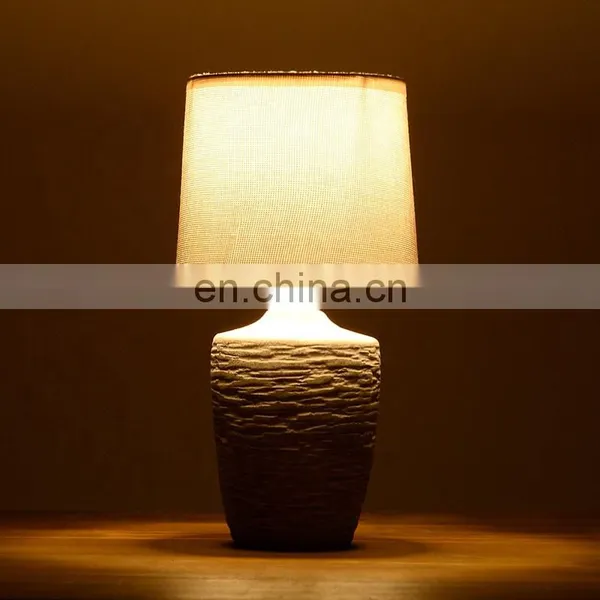 Ancient Stone Pattern Ceramic Night Lights and China Table Lamp photo-3