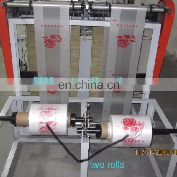 HAS VIDEO Two Lines Full Automatic T-shirt Bag Making Machine photo-5