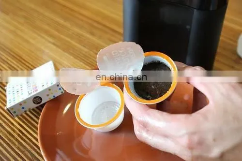Automatic Nesspresso Coffee Powder Capsule Filling Production Machine Making for Coffee K-cup photo-3