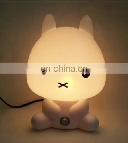 US/EU Plug Night Sleeping Lamp Baby Room Panda/Rabbit/Dog/Bear Cartoon Light Kids Bed Lamp for Gifts photo-2