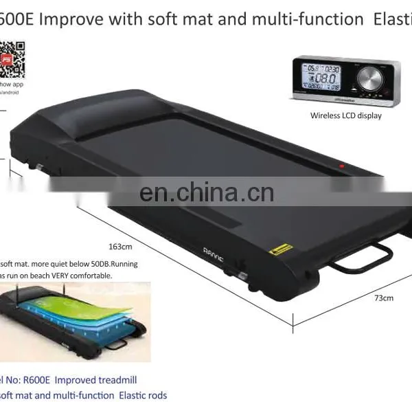 Smart Desk Treadmill With Elastic Rods,motorized Treadmill,baby Exercise Equipment to Fitness for Under Desk Use photo-5