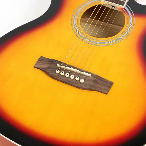 Caravan Music Acoustic Guitar HS-4010 40 Inch Guitar Wholesale Factory OEM Guitar Made in China photo-4