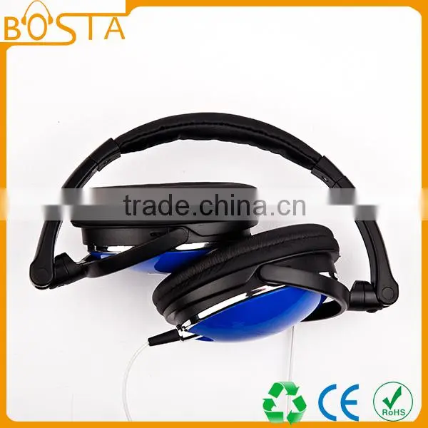 Folding Fashion Stereo Factory Cheap Bulk Sale China Blue Marble Headphone photo-6