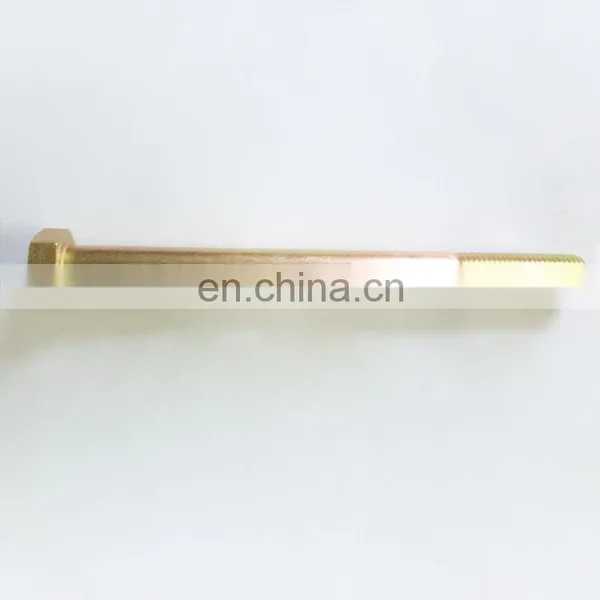 Zinc Galvanizing Hex Head Bolt With Hole for Cotter Pin Clevis Pin Banjo Bolt Fitting photo-2