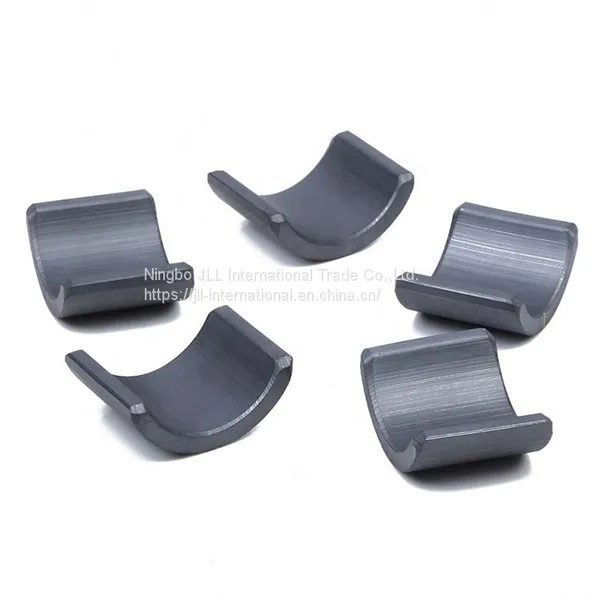 Custom Permanent Rare Earth Ferrite Ring Ceramic Magnet for Generator Motor photo-2