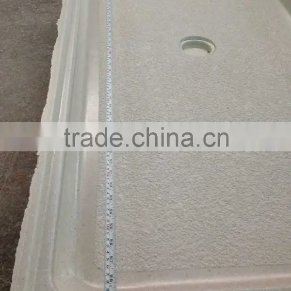 Hotel Bathroom Cultured Marble Shower Base, Shower Tray, Shower Pan photo-3