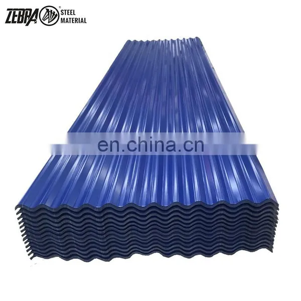 Color Blue RAL 5015 Corrugated Metal Roof Tile Sheet Price photo-2