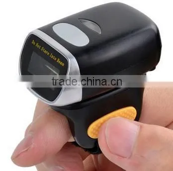 RD F001 Mini Ring Wireless Bluetooth Barcode Scanner Bar Code Reader Support for IOS Android System photo-2