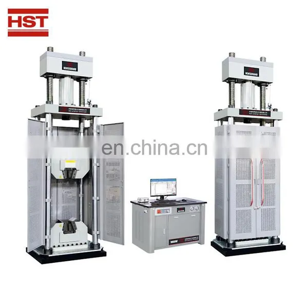 WAW-1000A/1500A/2000A Hydraulic Universal Testing Machine for Metals Fasteners Construction Materials Non Metal Materials