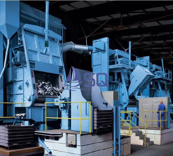 Tumble Shot Blast Machine With Steel Belt
