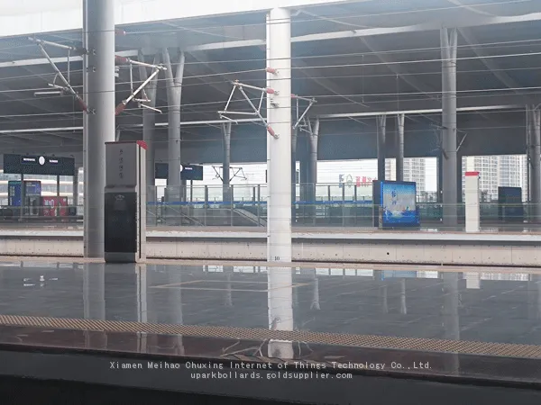 Marstone Auto Lifting Fencing Nettings MRT High-speed Railway Station Passenger Separation Rope