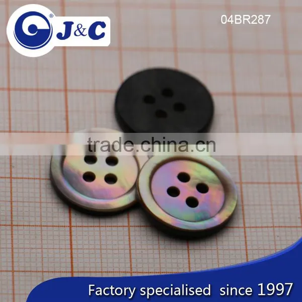 J&C Brown MOP Shell Buttons,pearl Shell Buttons for Fashion Shirt.BR287 photo-2