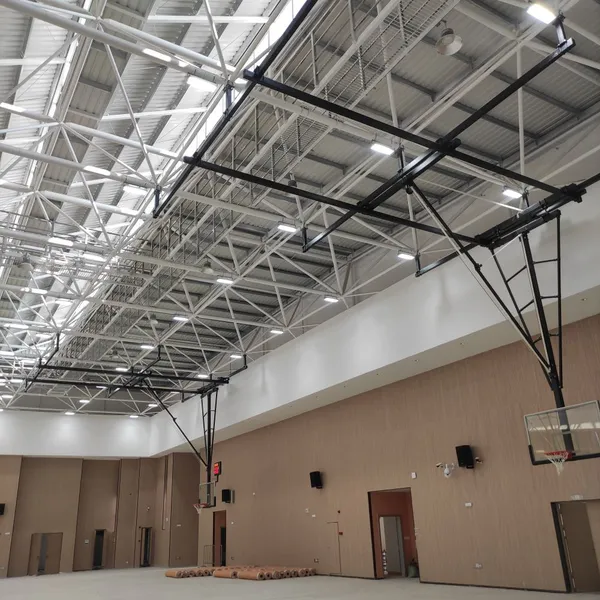 Ceiling Mount Suspended Basketball Hoop FIBA Approved Basketball Goal Hoop System photo-2