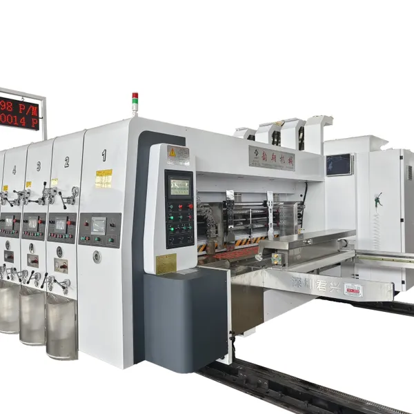 High Speed Printing Die Cutting Creasing Edge Cutting Machine for Corrugated Carton Box